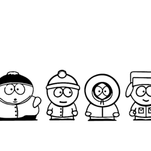 South park coloring pages printable for free download