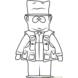South park coloring pages for kids printable free download