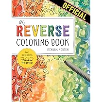 The reverse coloring bookâ the book has the colors you draw the lines norton kendra books