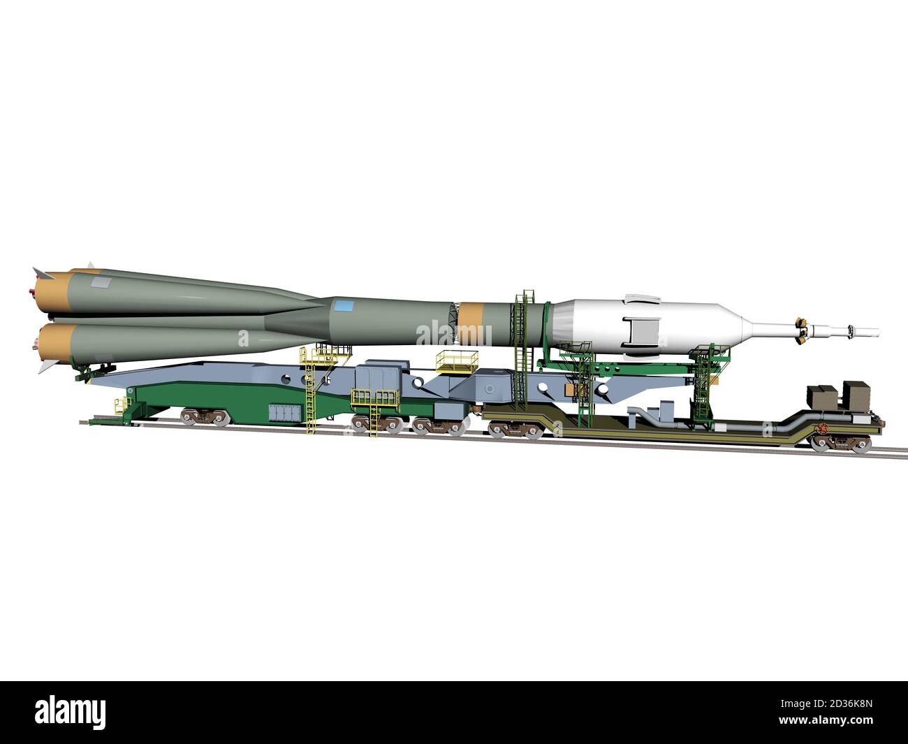 Rocket pad cut out stock images pictures