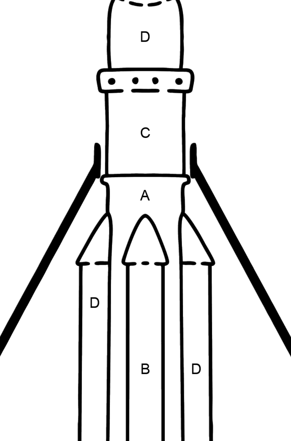 Rocket coloring page â online or printable for free