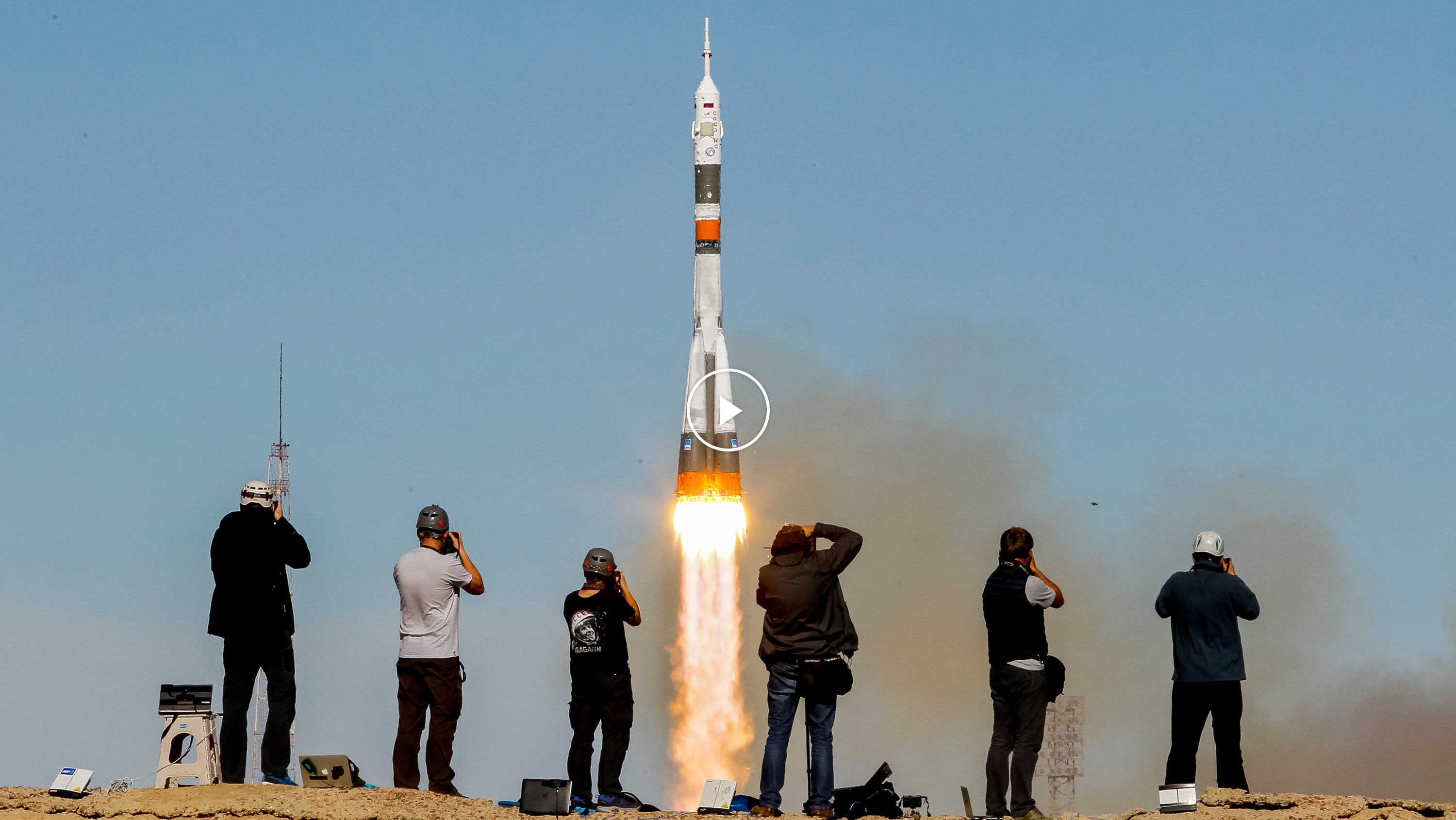 The moment a russian rocket failed during launch
