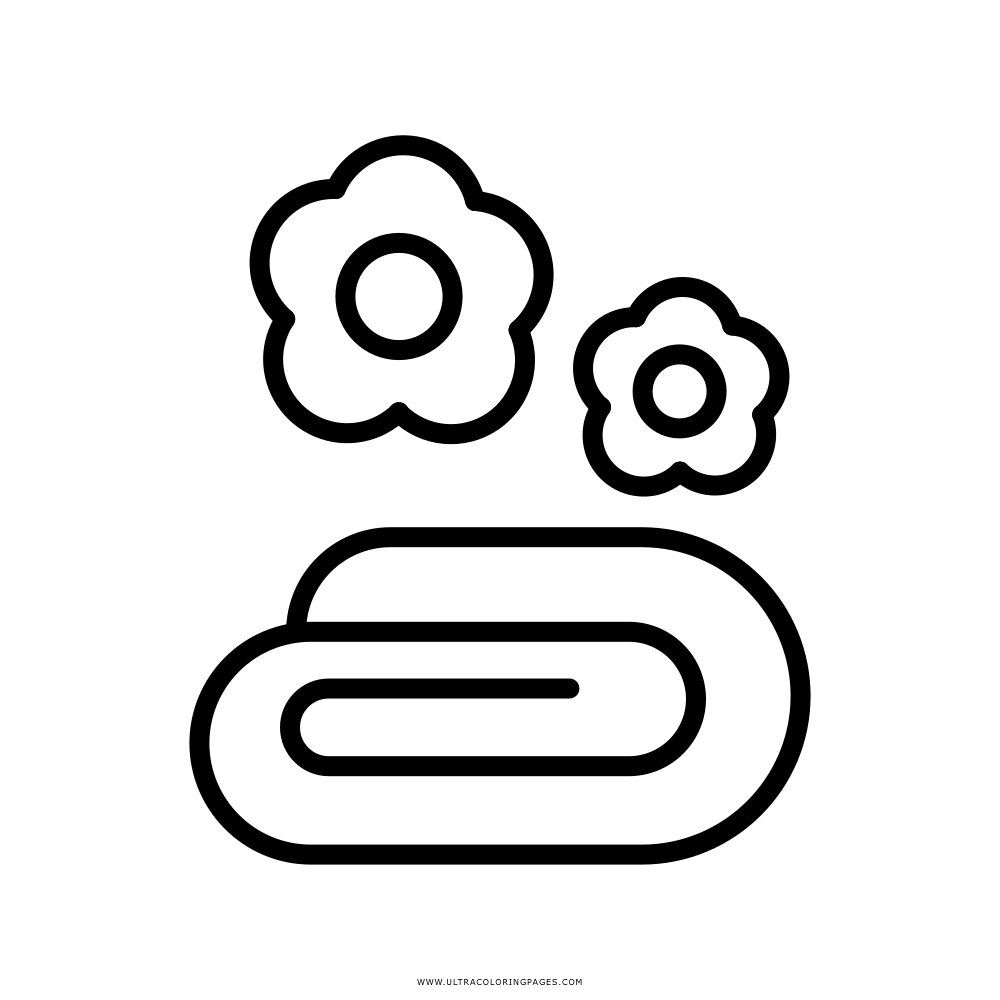 Spa coloring page