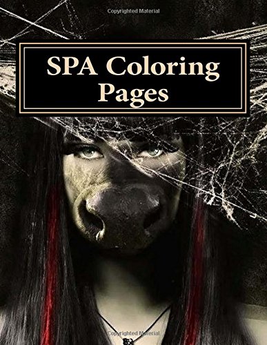 Spa coloring pages horror adult coloring book