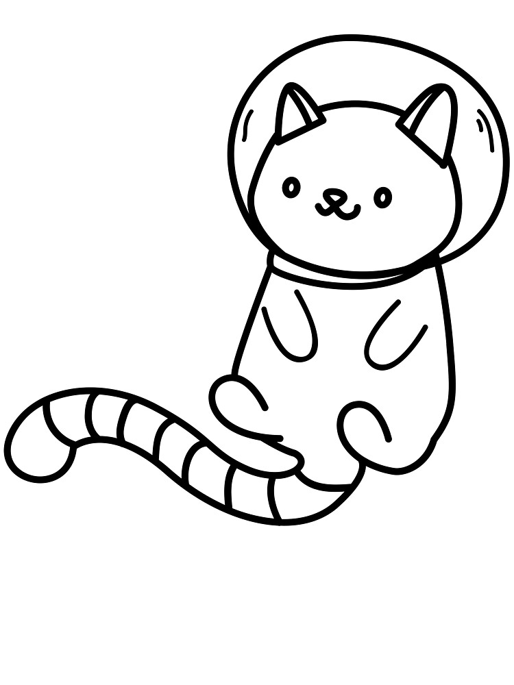 Space cat kids t