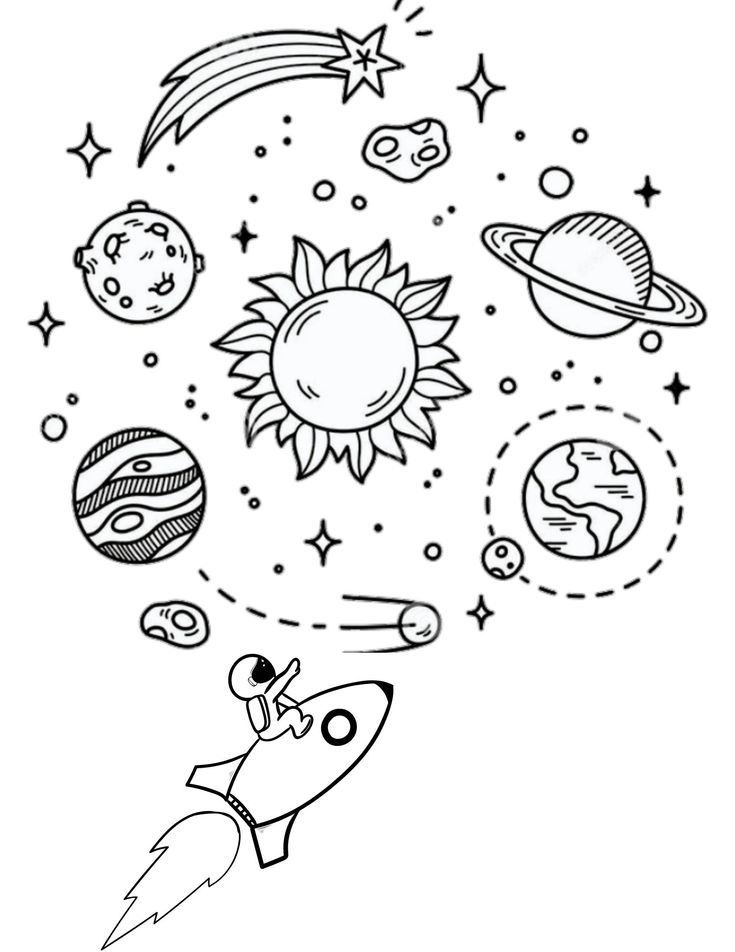 Free printable astronaut coloring pages for kids