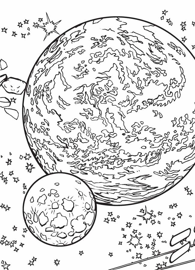 Wele to dover publications space coloring pages planet coloring pages adult coloring pages