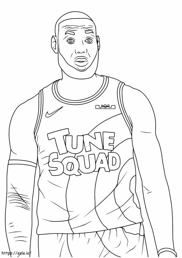 Lebron james coloring pages