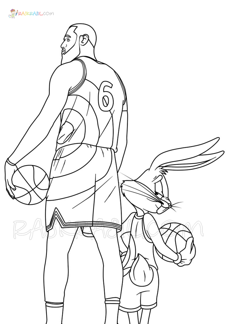 Space jam a new legacy coloring pages new pictures free printable