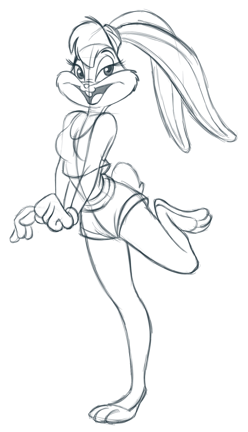 Jc thornton on x a repost since the original got taken down but heres a concept art of lola bunny as shell likely appear in space jam a new legacy its like