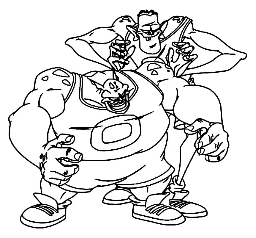 Space jam malvorlagen