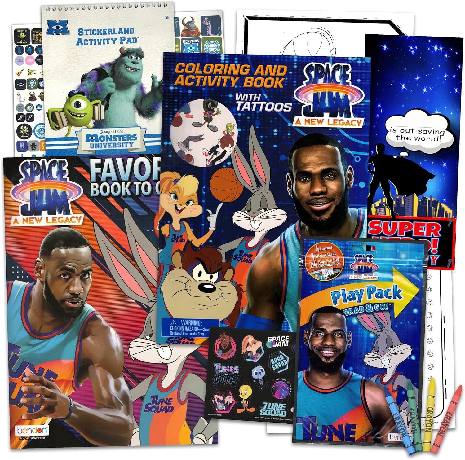 Space jam activity and colori book set for kids nigeria ubuy