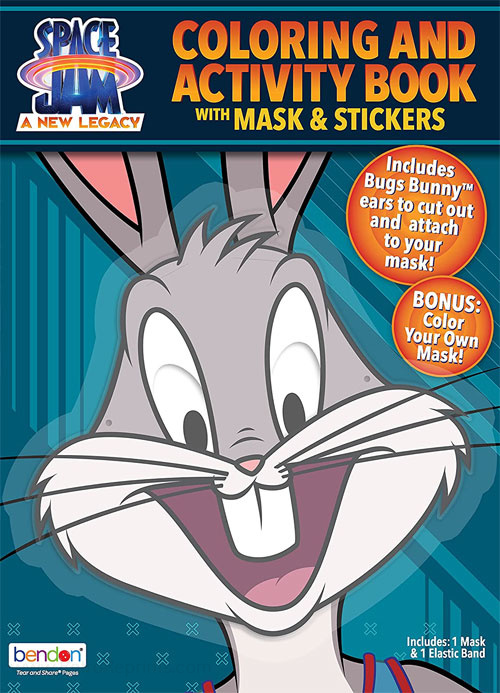 Space jam a new legacy coloring and activity book coloring books at retro reprints