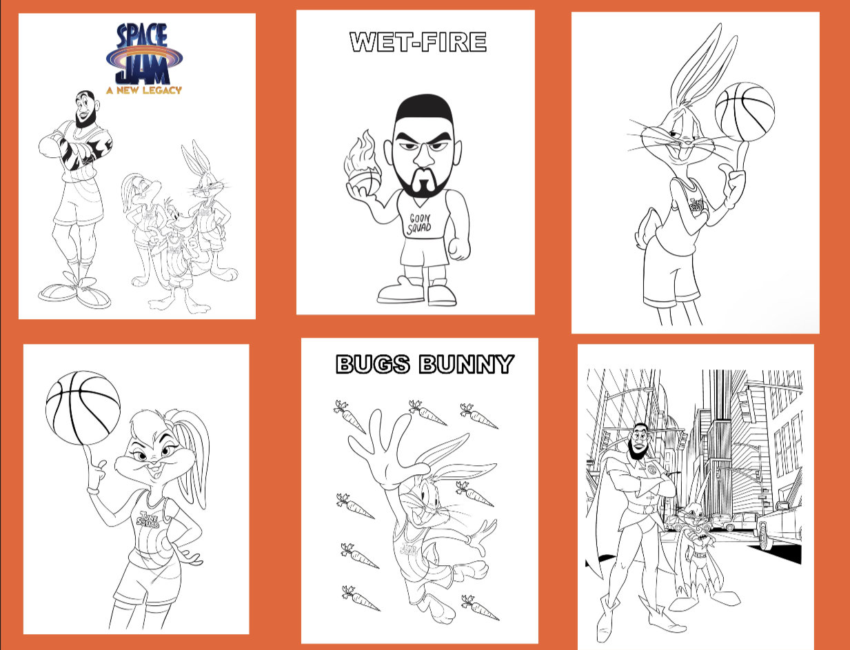 Space jam sheets