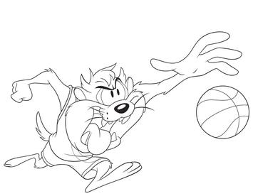 Space jam coloring pages
