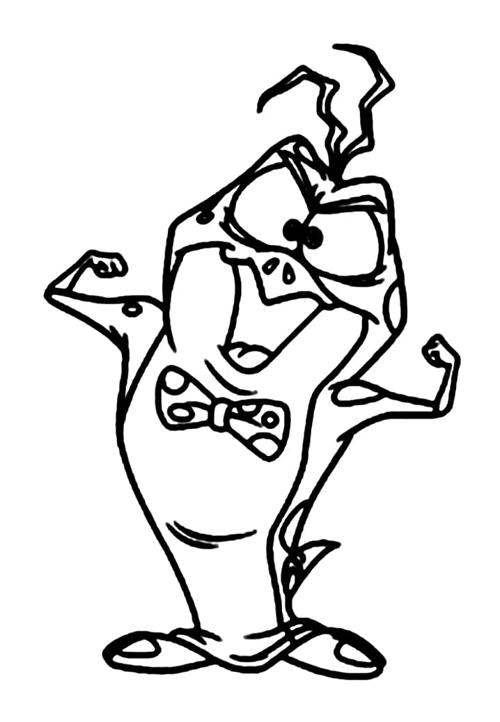 Nerdluck bupkus space jam coloring page