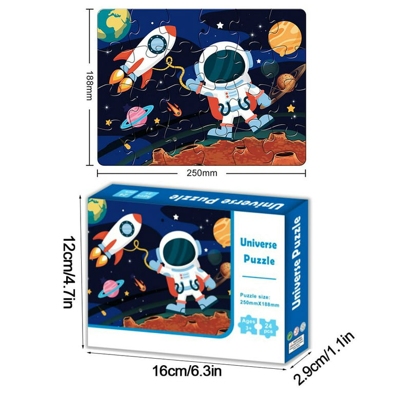 Piece new cartoon kids kids gift puzzle game diy jigsaw piece jigsaw puzzle space