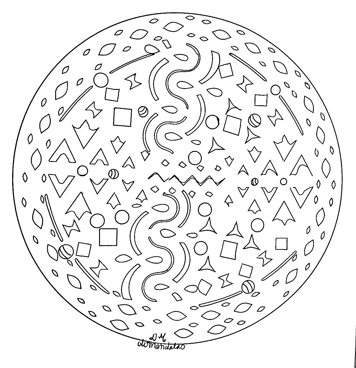 Mandala domandalas simple patterns