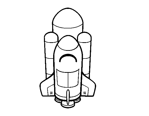 Shuttle coloring page