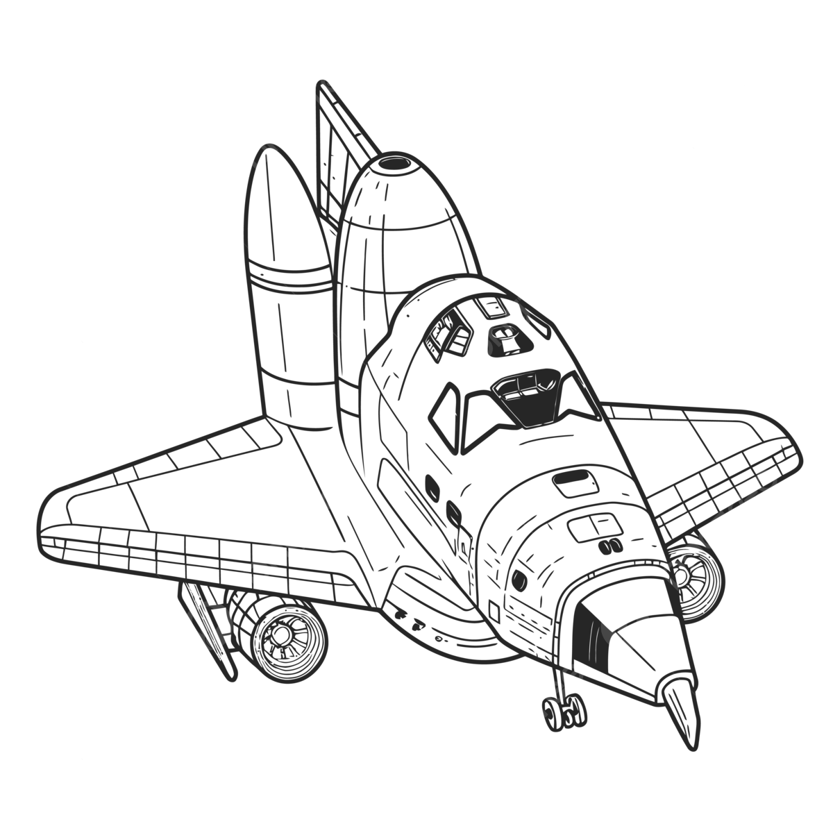 Color space shuttle coloring pages space shuttle coloring pages free printable space shuttle coloring pages outline sketch drawing vector wing drawing space drawing ring drawing png and vector with transparent background for