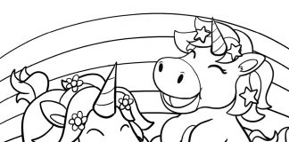 Free printable unicorn coloring pages