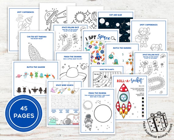 Space activities for kids outer space coloring pages space birthday party space word search i spy space games space worksheets