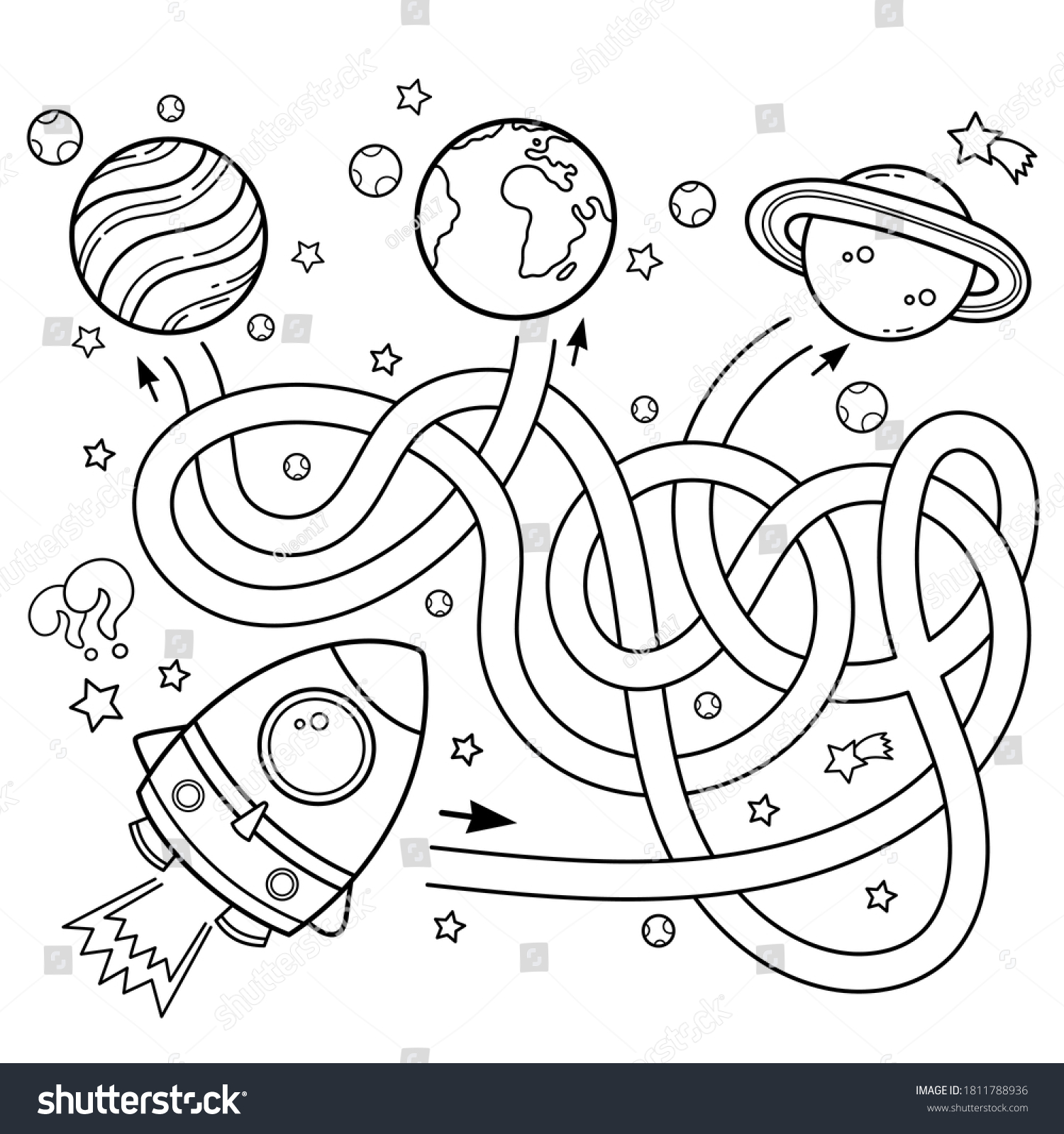 Rocket maze images stock photos d objects vectors