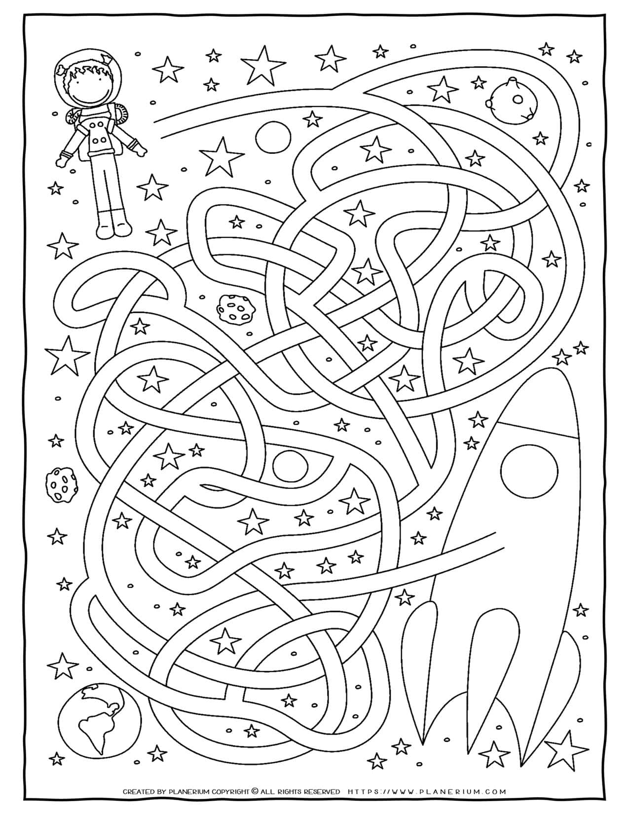 Space maze free game