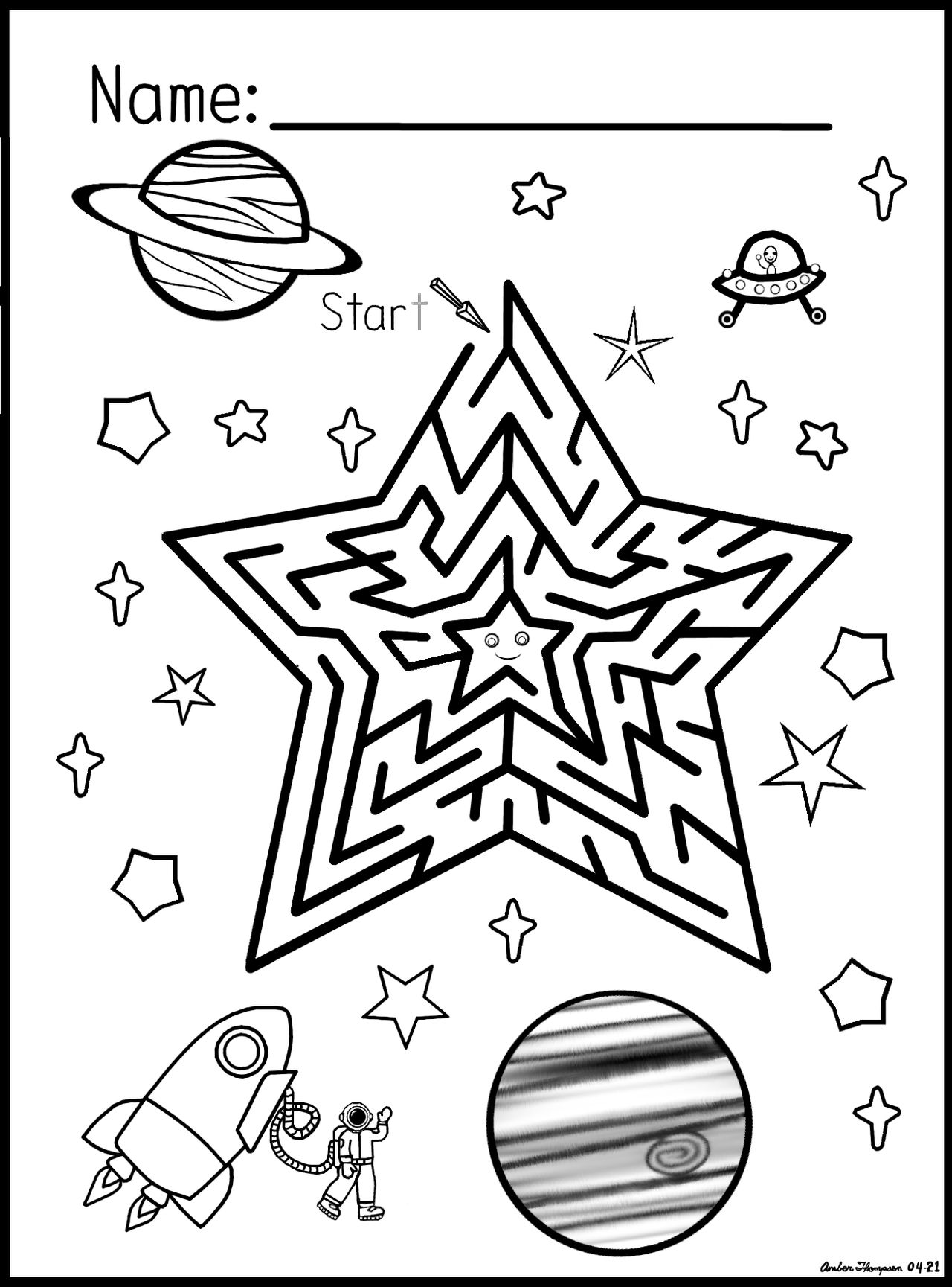 Space maze by thegroundbeast on