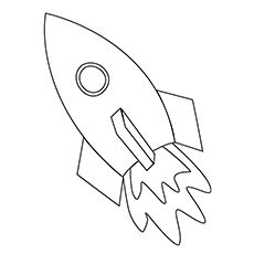 Simple spaceship space coloring pages coloring pages solar system coloring pages