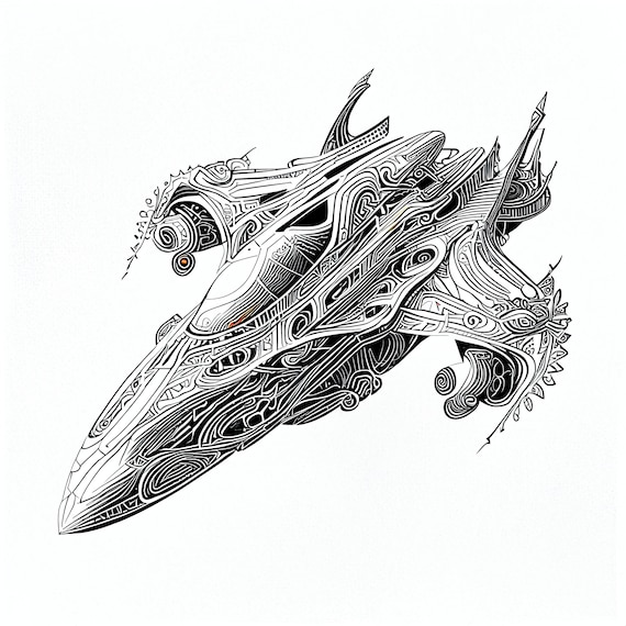 Pack stress relief coloring pages spaceship digital print filigree detailed mandala instant download set coloring pages for adults download now