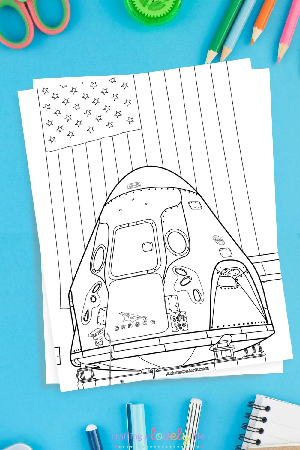 Spacex coloring pages printable colouring sheets digital download elon musk spacex starship starship orbital nasa spaceflight