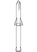 Spacex coloring pages free coloring pages
