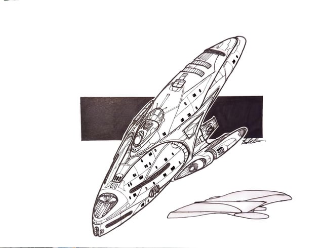 Old drawings rspaceships