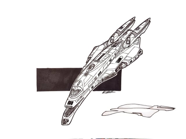Old drawings rspaceships
