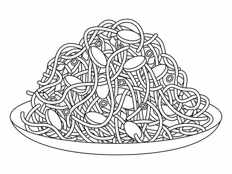 Colored pasta vectors clipart illustrations for free download