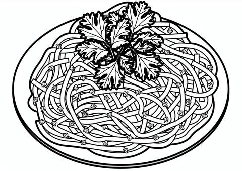 Free vectors italian parsley pasta