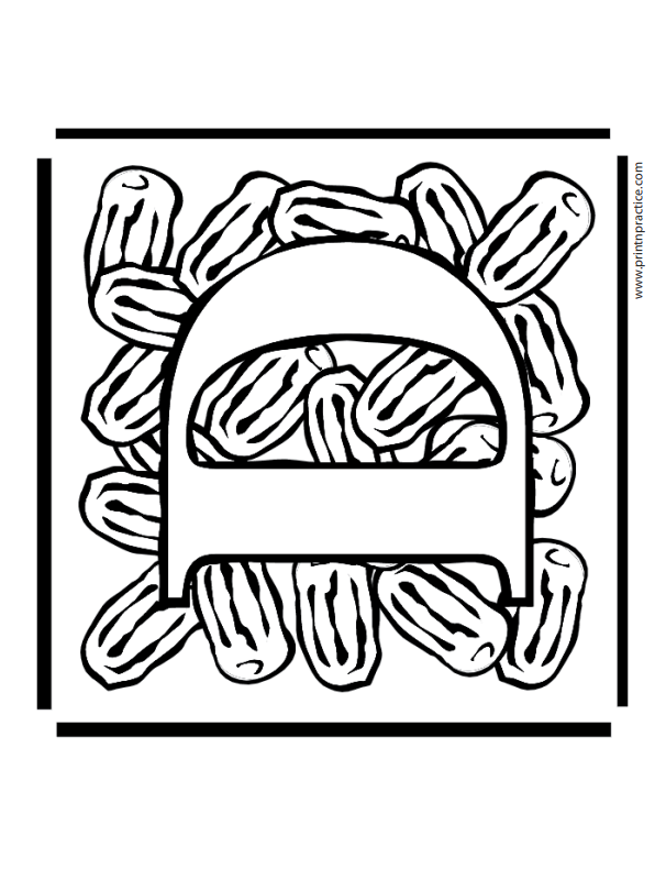 Alphabet coloring pages â abcs fruits veggies worksheets for kids