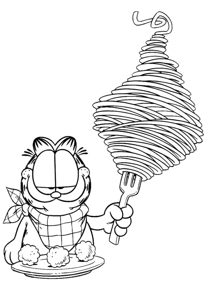 Pasta coloring pages