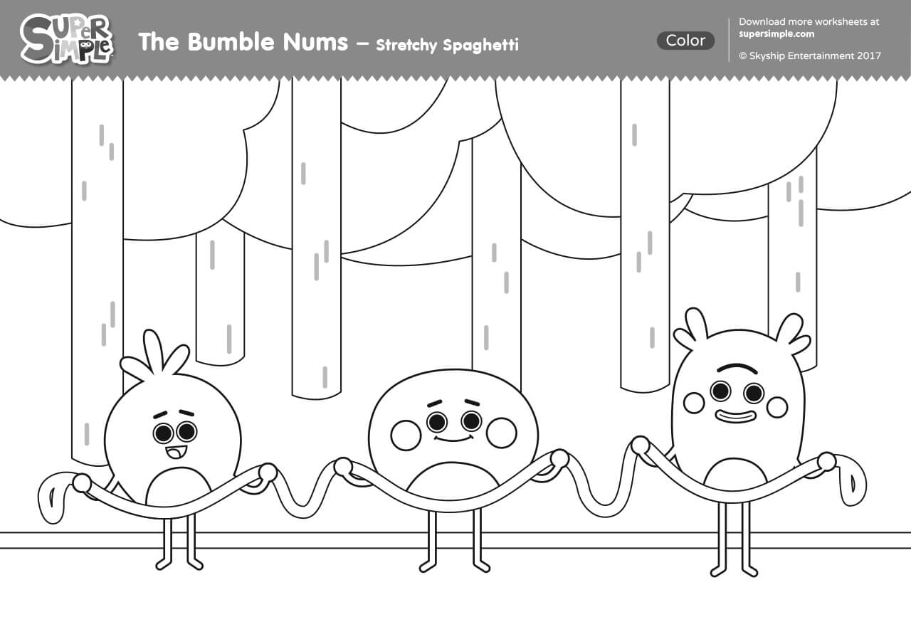 The bumble nums color