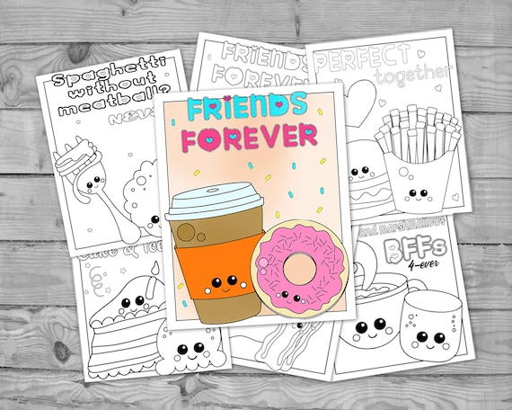 Printable kawaii coloring for kids kawaii food activity coloring pages kids coloring sheets