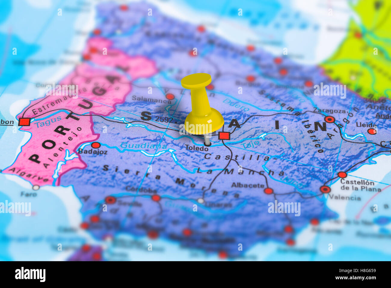 Toledo spagna mappa immagini e fotografie stock ad alta risoluzione