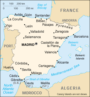Spanje frames