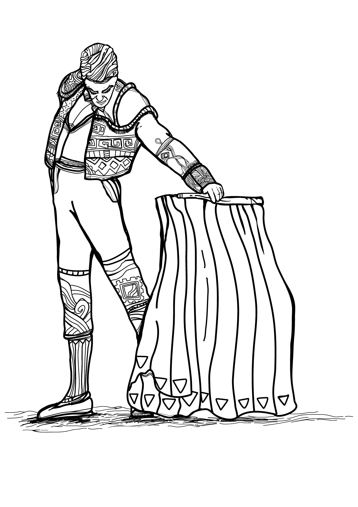 Spain coloring book