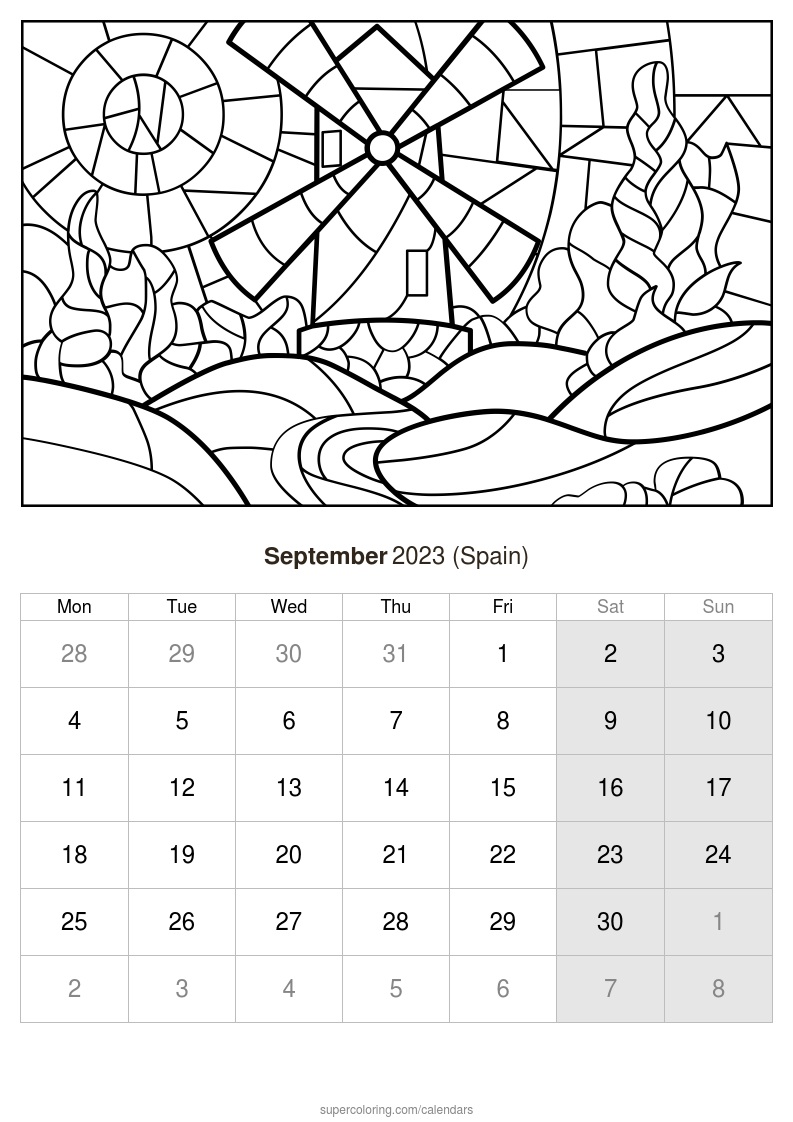 September calendar