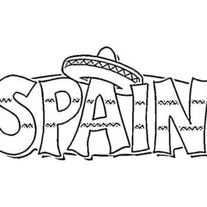Spain coloring pages printable for free download
