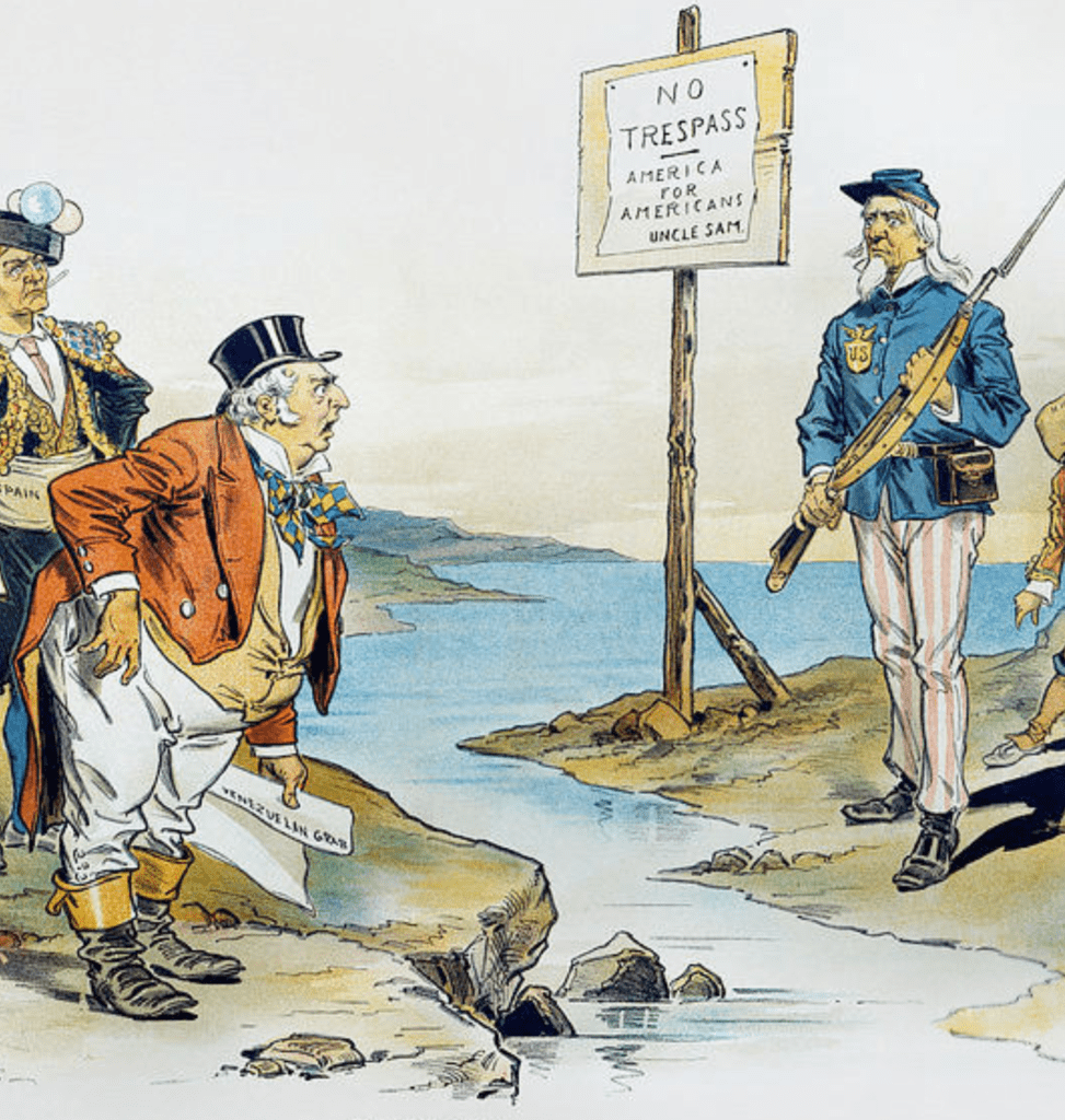 Coloring through history monroe doctrine coloring page