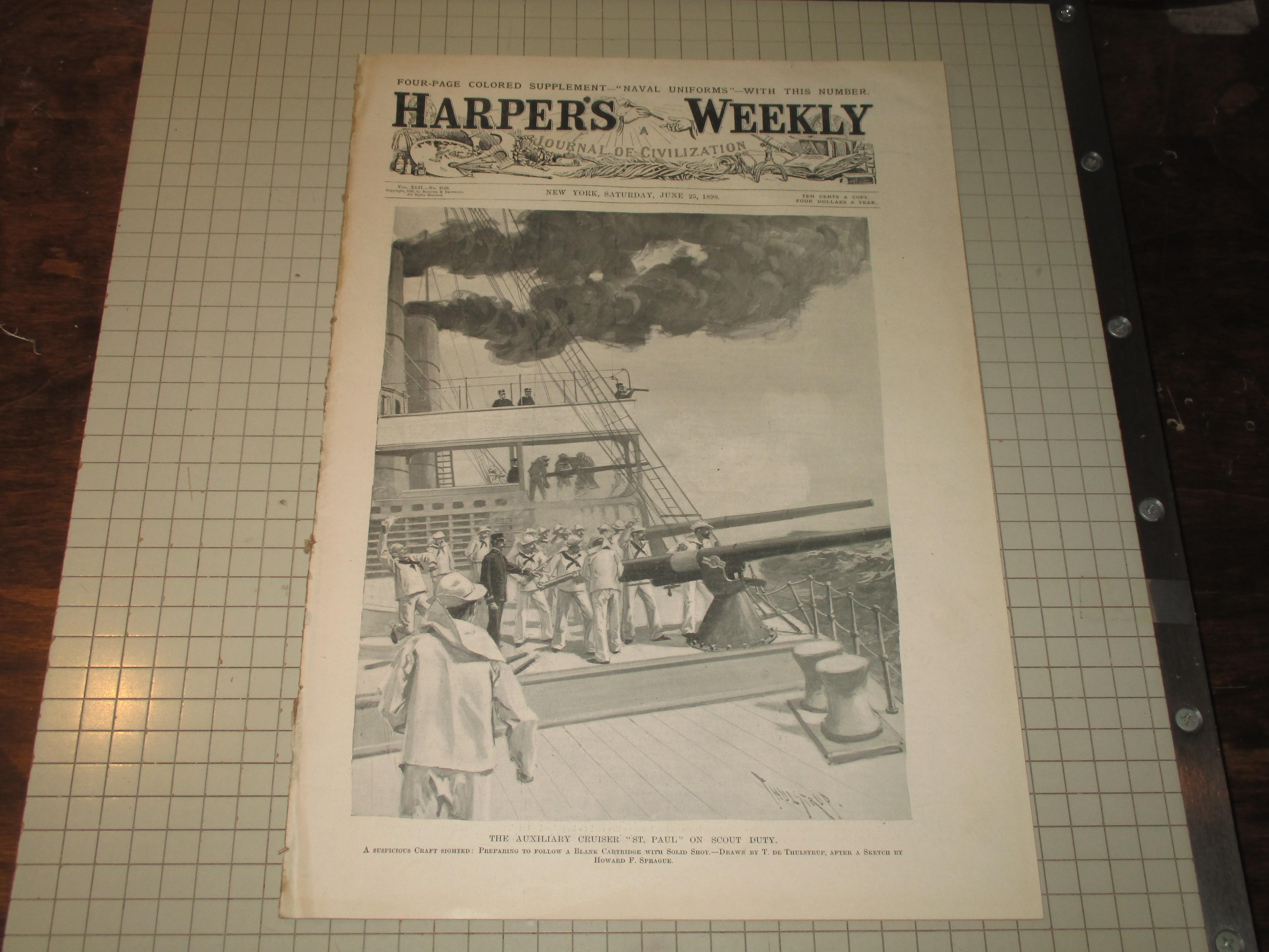 Harpers weekly spanish american war