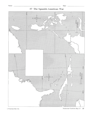 The spanish american war map answers form