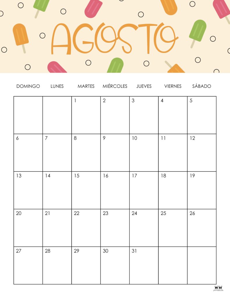 August calendars
